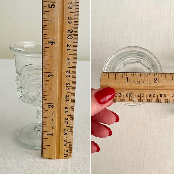 Earthy Stone Energy Set with Glass Goblet Display 3.5 inches high - Picture 5 of 11